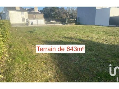 vente terrain 643 m² thouaré-sur-loire (44470)
