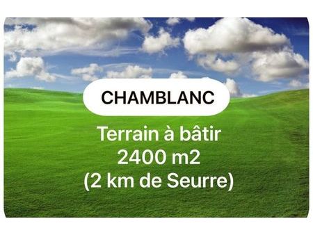 vente terrain 2400 m² seurre (21250)