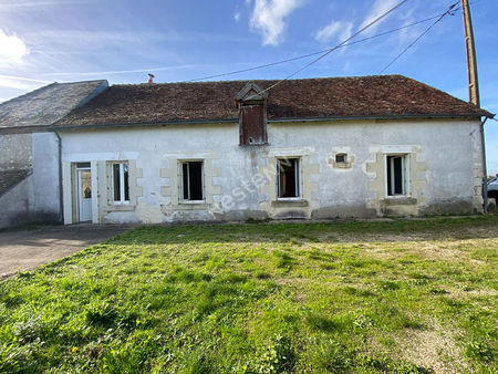 longère à rénover en campagne 1 840 m² de terrain 80 m² habitable à baudres ! (indre 36)