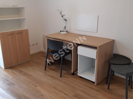 nantes loquidy / studio meublé avec locataire en place dans résidence etudiante / 17.95 m2