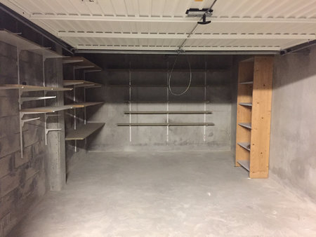 garage fermé en sous sol
