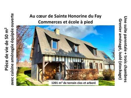vente maison à sainte-honorine-du-fay (14210) : à vendre / 116m² sainte-honorine-du-fay