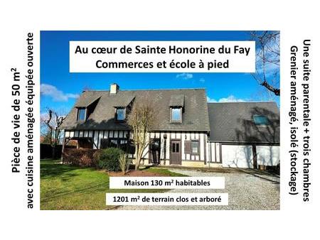 vente maison à sainte-honorine-du-fay (14210) : à vendre / 130m² sainte-honorine-du-fay