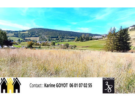 vente terrain 746 m² corrençon-en-vercors (38250)