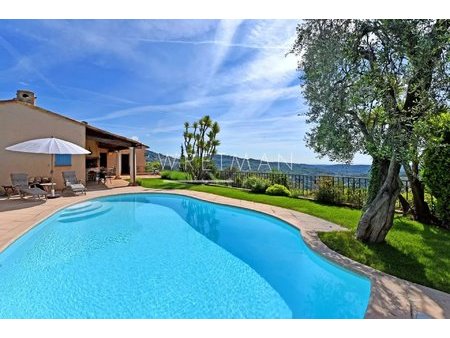 villa calme absolu avec piscine et vue mer panoramique - grasse