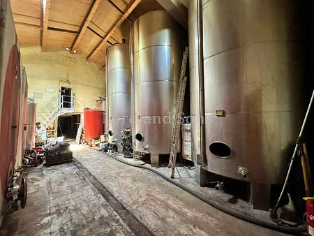 vinsobres  drôme provençale - cave viticole de 600m2 avec ca