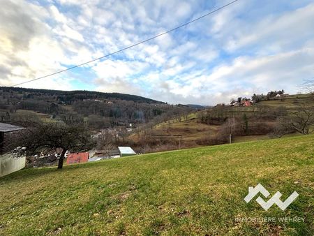 terrain à bâtir sur les hauteurs avec vue