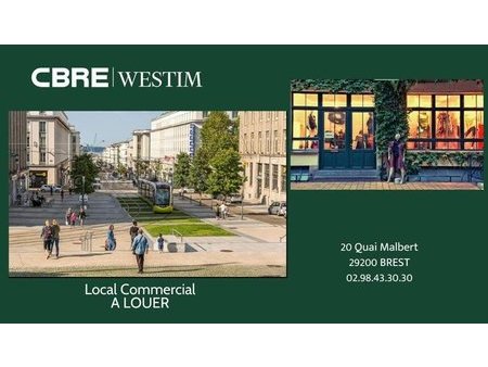 location commerce brest 53 m²