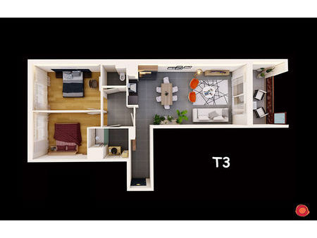 vente appartement 3 pièces 64 m² albi (81000)