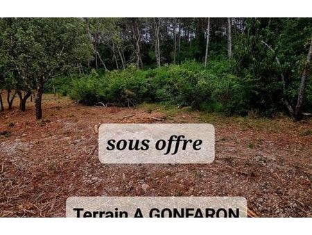 vente terrain 3828 m² gonfaron (83590)