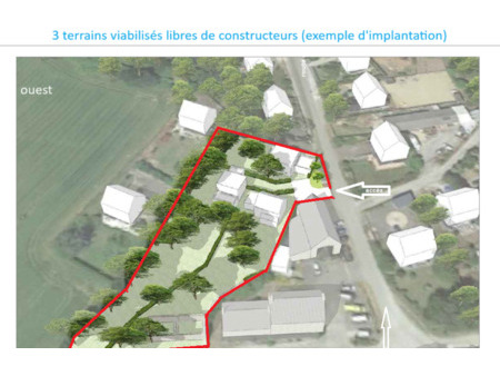 vente terrain 582 m² saint-nolff (56250)