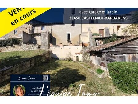 vente maison 112 m² castelnau-barbarens (32450)