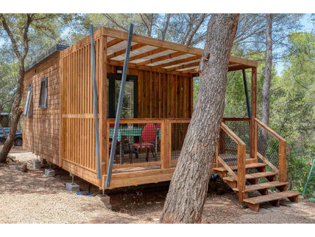 idéal investissement - chalet bois neuf dans camping