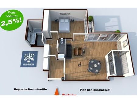 vente appartement 56 m² neuilly-sur-seine (92200)