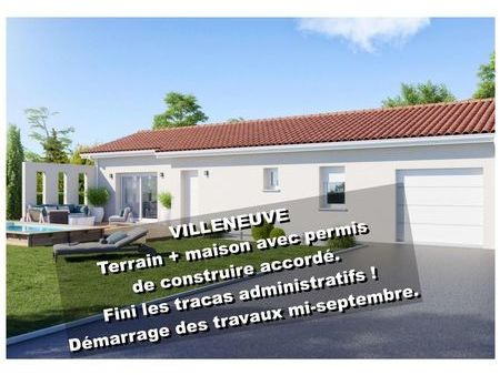 maison 84 m² villeneuve