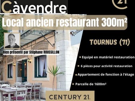 restaurant 12 pièces 300 m² tournus