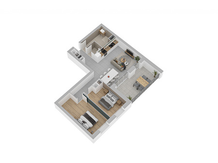 appartement 3 pièces - 76m² - avanne aveney