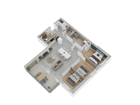 appartement 4 pièces - 94m² - avanne aveney