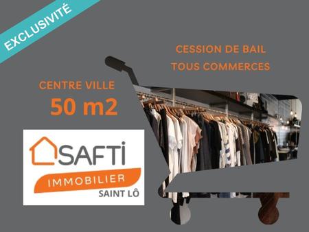 vente bureaux et commerces à saint-lô sud (50000) : à vendre / 50m² saint-lô sud
