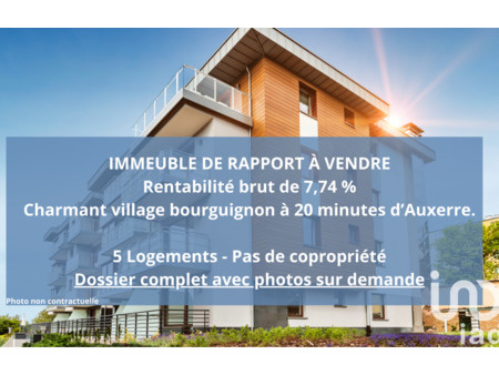 vente immeuble 557 m² champlay (89300)