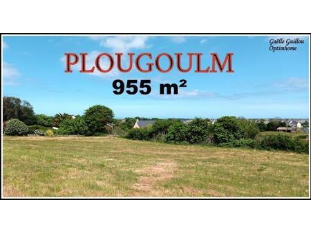 vente terrain à plougoulm (29250) : à vendre / 955m² plougoulm