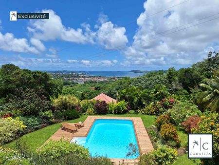 villa d'excellence 200m² 7p avec vue panoramique sur la mer  piscine  bungalow  terrain 13