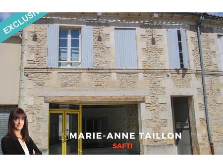 vente immeuble 130 m² saint-ciers-sur-gironde (33820)