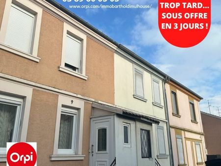 maison mulhouse 90 m² t-4 à vendre  120 000 €