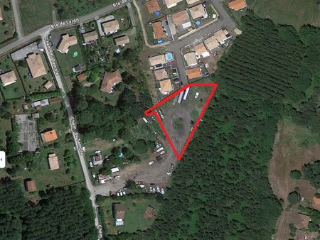 terrain constructible pontenx 2727 m²