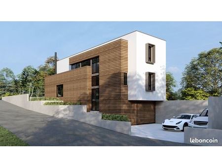magnifique maison d’architecte contemporaine neuve de 148 m² avec piscine à zillisheim