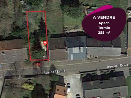 en vente terrain non constructible 255 m² – 88 000 € |apach