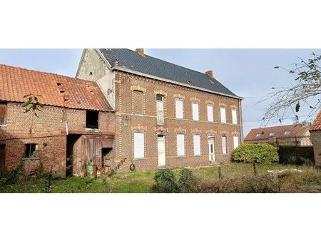 dpt nord (59)  à vendre maulde ancienne ferme à rénover p15 - terrain de 3 541 00 m²