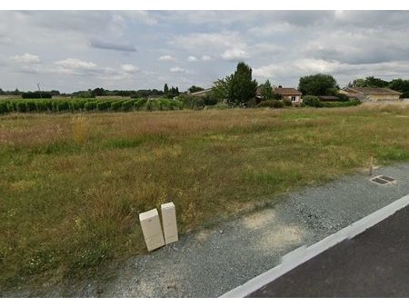 vente terrain 600 m²