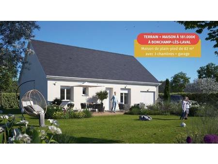vente maison à bonchamp-lès-laval (53960) : à vendre / 83m² bonchamp-lès-laval