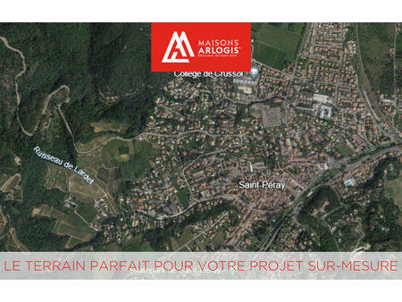 vente terrain à construire 534 m² saint-péray (07130)