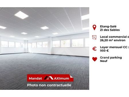 location commerce 1 pièce 26 m² l'étang-salé (97427)