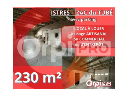 location d'entrepôt de 230 m² à istres - 13800