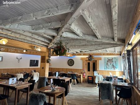 vend fond de commerce restaurant station de ski