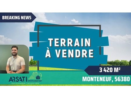 vente terrain 3420 m²