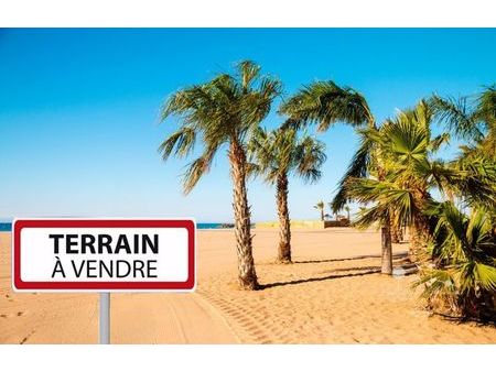 vente terrain 726 m² valras-plage (34350)