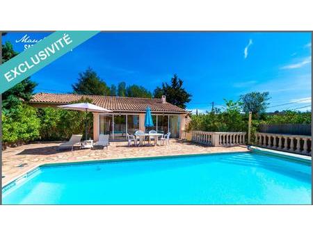 villa 110 m2 + maisonnette indépendante de 35 m2 - piscine 4*9 - terrain 1830 m2 plat et c