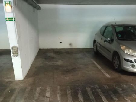 vente place de parking en sous sol