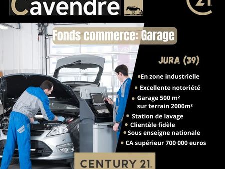 fonds de commerce  garage automobile  garage 500 m² lons le saunier