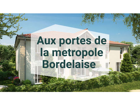 vente programme neuf t3 65 m² saint-loubès (33450)