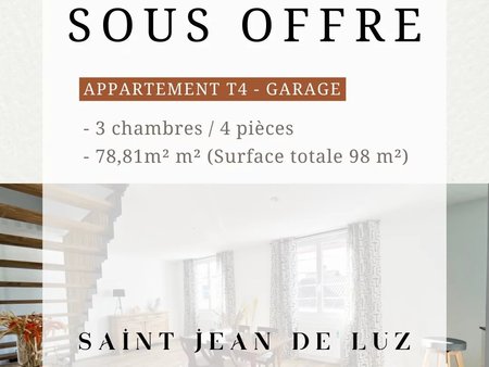 duplex au centre ville saint jean de luz