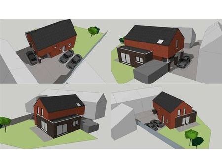 terrain à bâtir avec permis d'urbanisme pour une maison unif