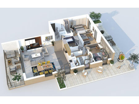 vente appartement 5 pièces 131 m² charbonnières-les-bains (69260)