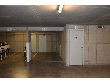 place de parking souterrain au centre de blankenberge