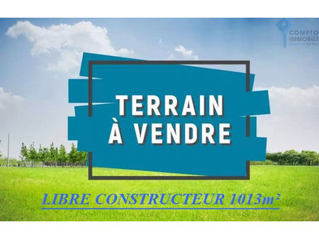 vente terrain 1013 m² meynes (30840)