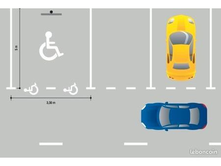 places de parking handicapés
